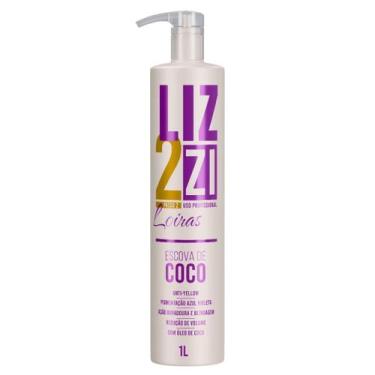 Imagem de Escova Progressiva Profissional Lizzi Coco Para Loiros 1L