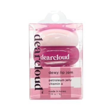 Imagem de dearcloud Dewy Lip Jam – Protetor labial hidratante e brilho com vitamina E, cuidados com a pele coreana (maracujá)