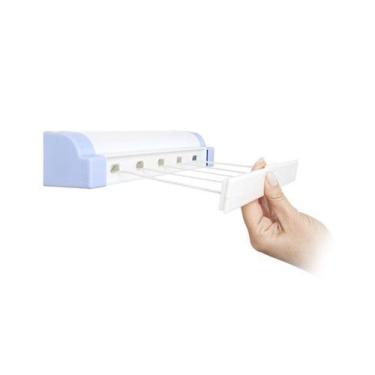 Imagem de Varal recolhível branco 5 cordas secalux