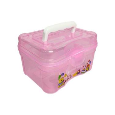 Imagem de Frasqueira Mini Organizadora 1L Rosa - Nitron