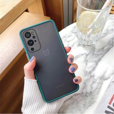 Imagem de Capa De Telefone Skin Fell Para Oneplus 9 For One Mais 9r 8 Pro 8t Nord Ce 5g Nord N10 Capa De Silicone Transparente Rígida, Dark Green, For Oneplus 9R