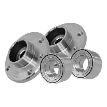 Imagem de Kit 2 Cubos CRC18001 + 2 Rolamentos LVB445620 Roda Dianteira Compatível com Clio 1.0 8V 16V 2000 a 2012 – Suspensão Completa