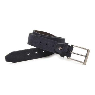 Imagem de Cinto Masculino Azul Marinho em Couro 2005 - Madok, 95