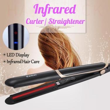 Imagem de LiquidaçãoAlisador de cabelo infravermelho Curler Crimper Flat I - Lig