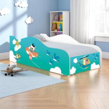 Imagem de Cama Infantil Glow Patrulha Animal Com Colchão - CASA H