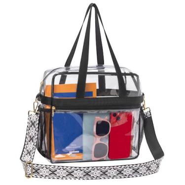 Imagem de Bolsa transparente Paxiland para eventos em estádios 30x15x30cm com al