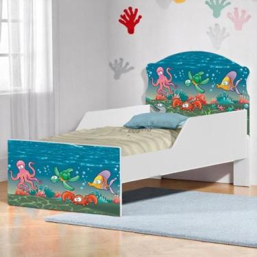 Imagem de Cama Infantil Tick Peixes no Aquário - CASA H