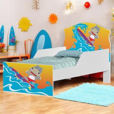 Imagem de Cama Infantil Tick Surfista Com Colchão - CASA H