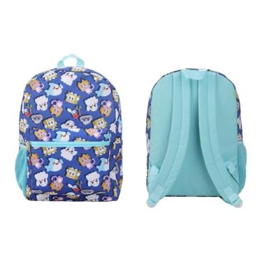 Imagem de Mochila infantil de 40 cm com estampa de personagem Lanky Box para escola e viagens