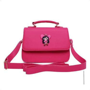 Imagem de Bolsa Feminina Menina Infantil Boiadeira Básica Pink - genérica