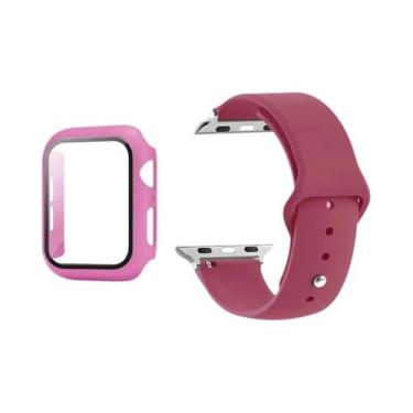 Imagem de Protetores De Tela Para Pulseira De Apple Watch, Estojo De Vidro Para 