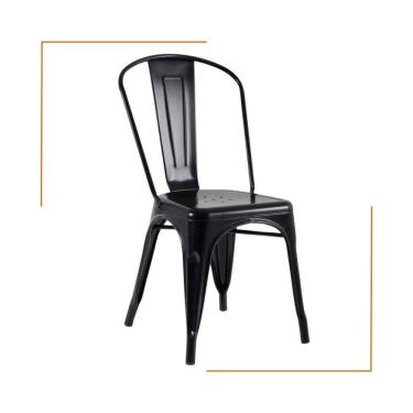 Imagem de Cadeira Oficial Iron Tolix Preto