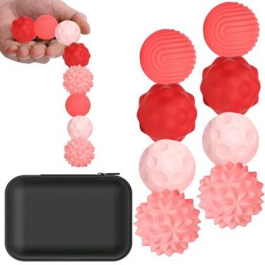 Imagem de Bolas magnéticas Fidget Balls BUSOHA Silicone Stress Relief, pacote co