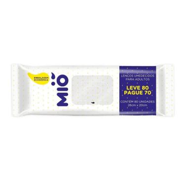 Imagem de Lenço Umedecido para Adultos Mió Leve 80 Pague 70 Unidades