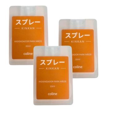 Imagem de Kit 3 Higienizadores Para Mãos De Bolso 20ml Com Fragrância - Coline, 