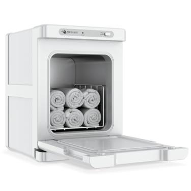 Imagem de StateRiver Aquecedor de toalha quente, aquecedor de toalhas de 5 L, aquecedor de toalhas pequeno com suporte de aço inoxidável, caixa de aquecimento profissional de toalhas, uso para spa, salão de
