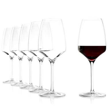 Imagem de Taça para Vinho Tinto Stölzle Lausitz Experience 450 ml - 6 peças – Taças de Cristal Ideais para Vinho Tinto – Resistente e compatível com lava-louças - Feito na Alemanha