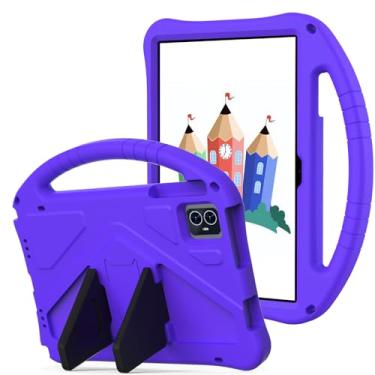 Imagem de Tading Capa infantil para 2025 REVVL Tab 2 25.7 cm, capa protetora de espuma EVA para tablet T-Mobile REVVL Tab 2 de 10,1 polegadas - roxa