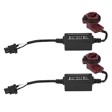 Imagem de Adaptador Decodificador de LED 3157A Cancelar Hyper Flash Brake Backup Reverso, par de Decodificadores de LED, Reduzir a Potência do LED para a Maioria Dos Carros
