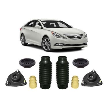 Imagem de 2 Kit Coxim Batente Dianteiro Hyundai Sonata 2013 2014 2015