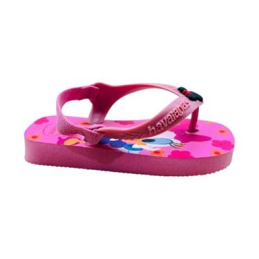 Imagem de Chinelo Havaianas Baby Disney Classicos Mickey & Pateta, Rosa, Glow, 2