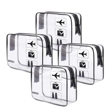 Imagem de Bolsa de higiene de viagem WANDF TSA aprovada pela TSA para homens e m