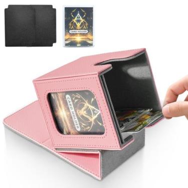 Imagem de Deck Box Jaffzora para MTG Commander, Magnetic, Pink & Grey