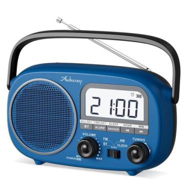 Imagem de Rádio AM FM portátil Audiocrazy Recarregável Bluetooth