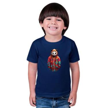 Imagem de Camiseta Masculina Infatil Urso Polar College - MARCELO, Azul, 6