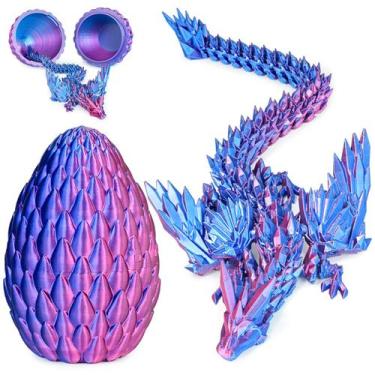 Imagem de Figura de brinquedo Olee Odee, ovo de dragão impresso em 3D com dragão