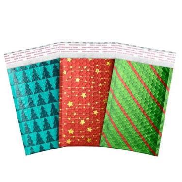 Imagem de Pacote Envelope TONESPAC 51, envelope, envelope, bolhas de Natal, 10 x
