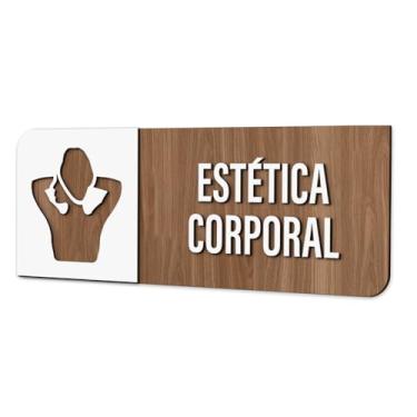 Imagem de Placa de Sinalização Indicativa - Estética Corporal