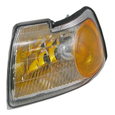 Imagem de TRQ Conjunto de luz de canto frontal do lado do motorista compatível com Ford Thunderbird Mercury Cougar 1996-1997 FO2520131