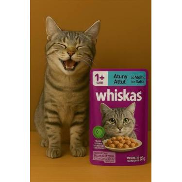 Imagem de Whiskas Sache Atum 85g - Alimento Úmido para Gatos