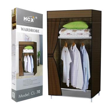 Imagem de Guarda Roupa Portatil Armario Arara Roupas Organizador Cabideiro Prateleiras Organizador Compacto