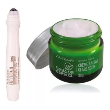 Imagem de Kit  Rejuvenecedor Abelha Rainha :  1 Creme Clareador Baba de Caracol 