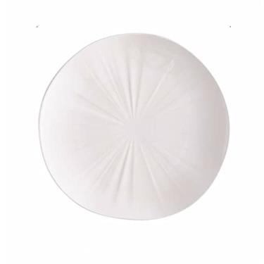 Imagem de Prato de serviço disco de cerâmica prato de jantar estilo chinês ocidental prato doméstico prato plano branco prato raso prato de frutas pratos de jantar simples (cor: 1, tamanho: 003)