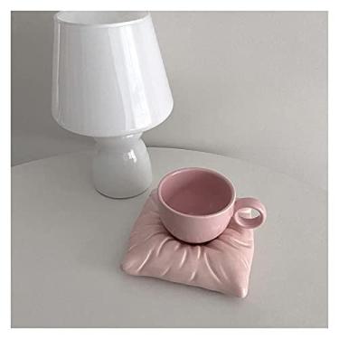 Imagem de Caneca Novidade Canecas de Café de Cerâmica 3D Almofada de Cerâmica Design Copo Bonito Criativo Leite Café para Presente Incrível Caneca de Café de 190 g (Cor: Carvalho)