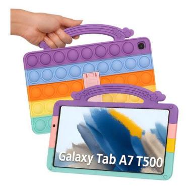 Imagem de Capa Infantil Pop It Para Tablet Galaxy A7 10.4 T500 T505 - OTEMU