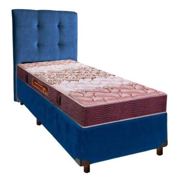 Imagem de Kit Cama Box + Cabeceira + Colchão Solteiro D26 - Ortophedic - Sankonfort