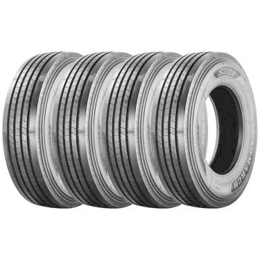 Imagem de Pneu LongMarch S202 275/80 R22.5 Aro 22.5 147/144M 16PR Liso Kit4