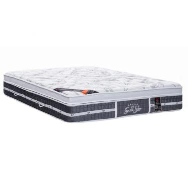 Imagem de Colchão Queen Castor Super Luxo Latex Grand Plush One Face 158x198x30