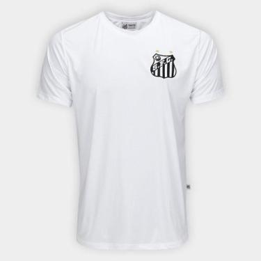 Imagem de Camiseta Santos Esportiva Masculina - Surf Center, Branco, P