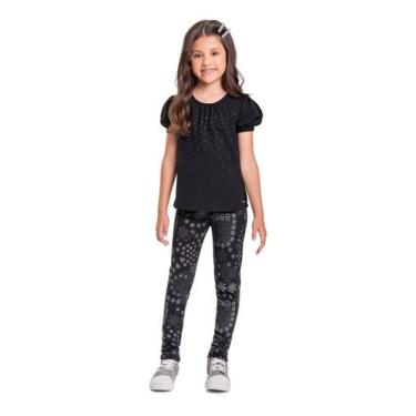 Imagem de Conjunto Infantil com Bata e Legging para Menina Quimby, 6