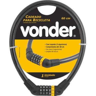 Imagem de Cadeado Para Bicicleta 60 Cm Com Segredo Vonder