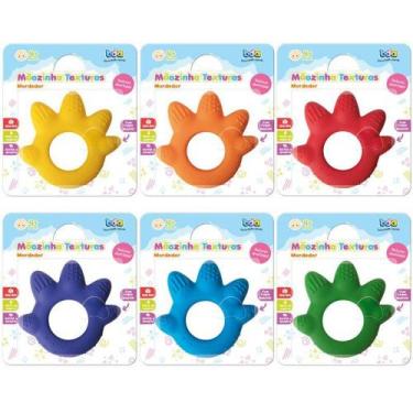 Imagem de Mordedor mãozinhas texturas coloridas - toyster 2859 - TOYSTER BRINQUE