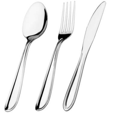 Imagem de Faqueiro Hercules Inox Niteroi 42 Peças Com Estojo Madeira