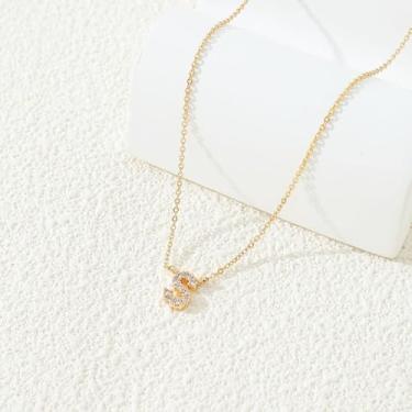 Imagem de 1 conjunto de letras A-Z banhado a prata com colar de diamantes para mulheres, colar feminino, joia fina, presente para mamãe, 48.5cm, Cobre, Sem Pedra Preciosa