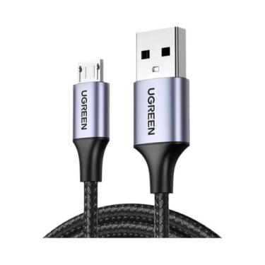 Imagem de Cabo Micro USB Ugreen De Carregamento Rápido 3A Nylon USB Tipo C Para 