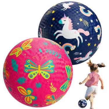 Imagem de Bomba de borracha Playground Balls U&C Planet, pacote com 2 unidades, 